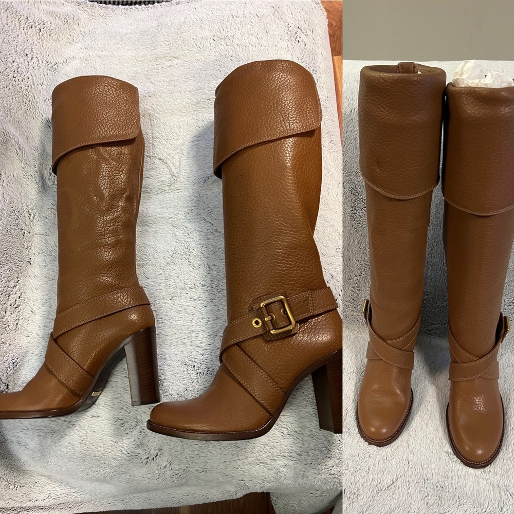 DOLCE&GABBANA BOOTS BROWN LEATHER🤎
